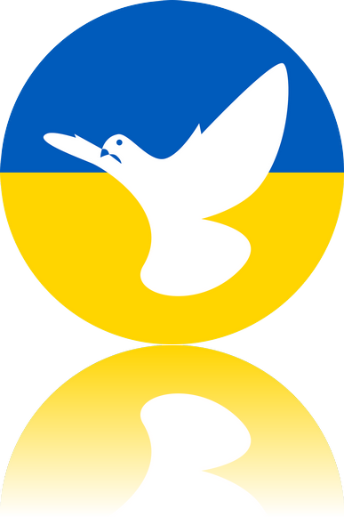 Friedenstaube für die Ukraine